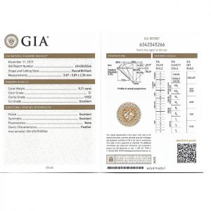 ใบเซอร์เพชรน้ำ 100 ขนาด 21 ตังค์