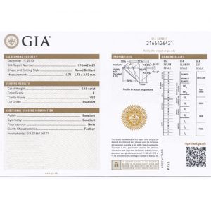 ใบเซอร์เพชรน้ำื 98 ขนาด 40 ตังค์