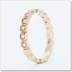 แหวนพิงค์โกลด์ Eternity