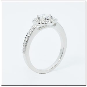 แหวนแพลทินัม ดอกไม้