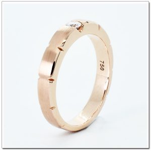 แหวน 18K pink gold ดีไซน์เก๋