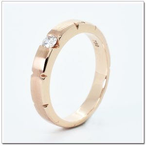 แหวน 18K pink gold