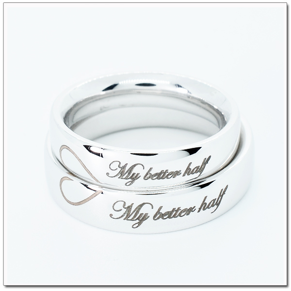 แหวนแต่งงาน แหวนเกลี้ยง แหวนคู่สลักอักษร