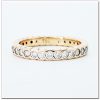 Eternity ring pink gold