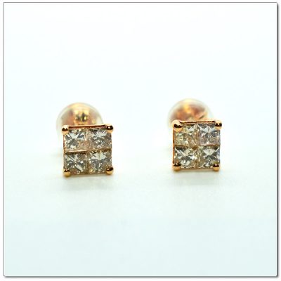 ต่างหูเพชร