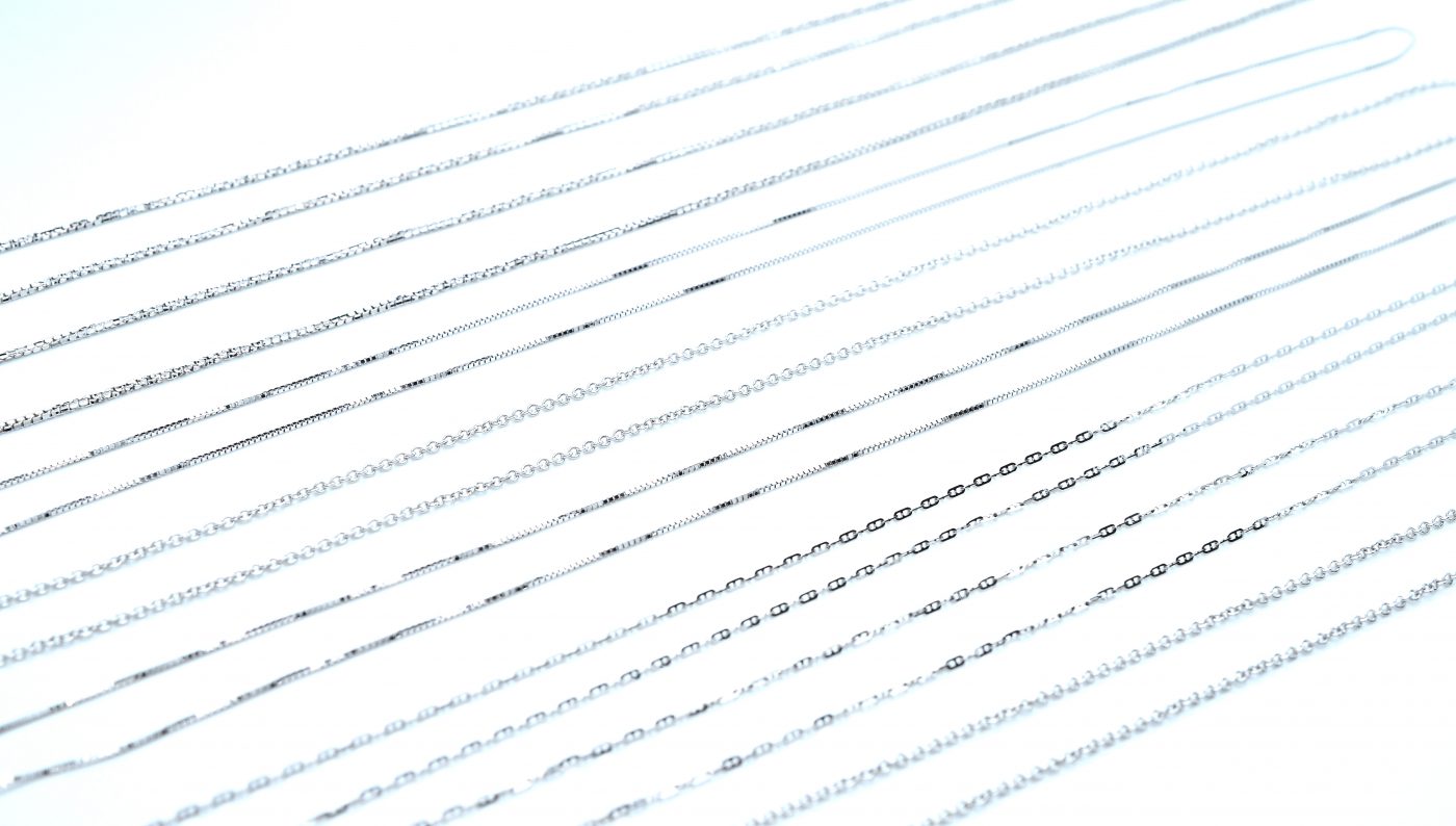 สร้อยอิตาลี สร้อยทองคำขาว