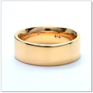 แหวนโรสโกลด์เกลี้ยง