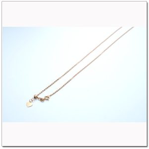 สร้อยพิงค์โกลด์ ปรับความยาวได้