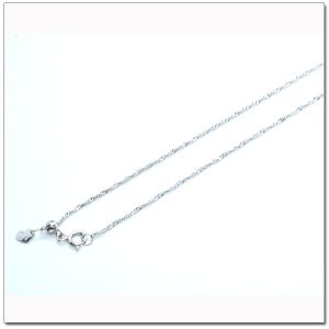 สร้อยทองคำขาวลายดิสโก้ ปรับความยาวได้