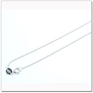 ร้อยทองคำขาว สร้อยอิตาลี ลายยินตัน