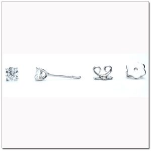 ต่างหูเพชรสี่เตย น้ำ 100