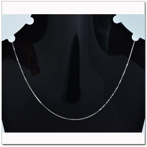 สร้อยทองคำขาว ลาย Box Chain