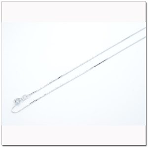 สร้อยทองคำขาว Box chain ใหญ่