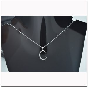 จี้เพชรแท้ ตัวอักษร C