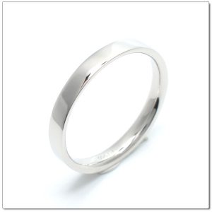 แหวนแพลทินัมเกลี้ยง 3 มม ชาย