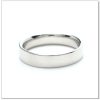 แหวนทองคำขาวเกลี้ยง 4 มม หญิง