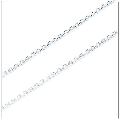 สร้อยทองคำขาวลายโซ่เหลี่ยม